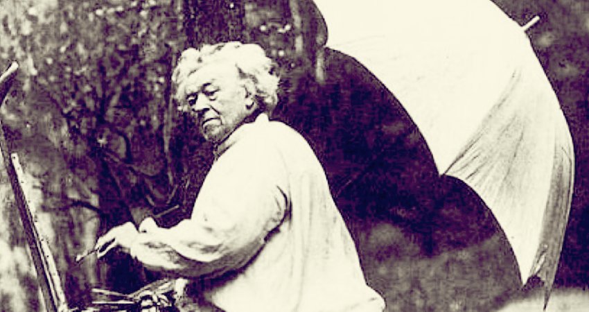 Jean Baptiste Camille Corot nel 1871